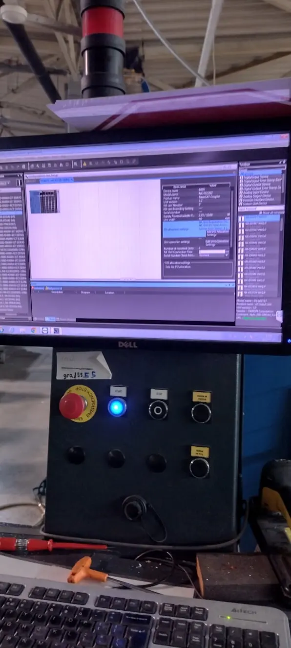 programowanie sterowania zgrzewarki Zduńska Wola